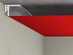 Lisse de fixation Barrisol Mini Star au plafond - Etape 3