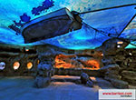 Plafond tendu Barrisol imprimé et illuminé dans un aquarium