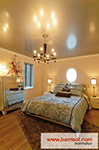 Lacquered ceiling for a new design in your bedroom