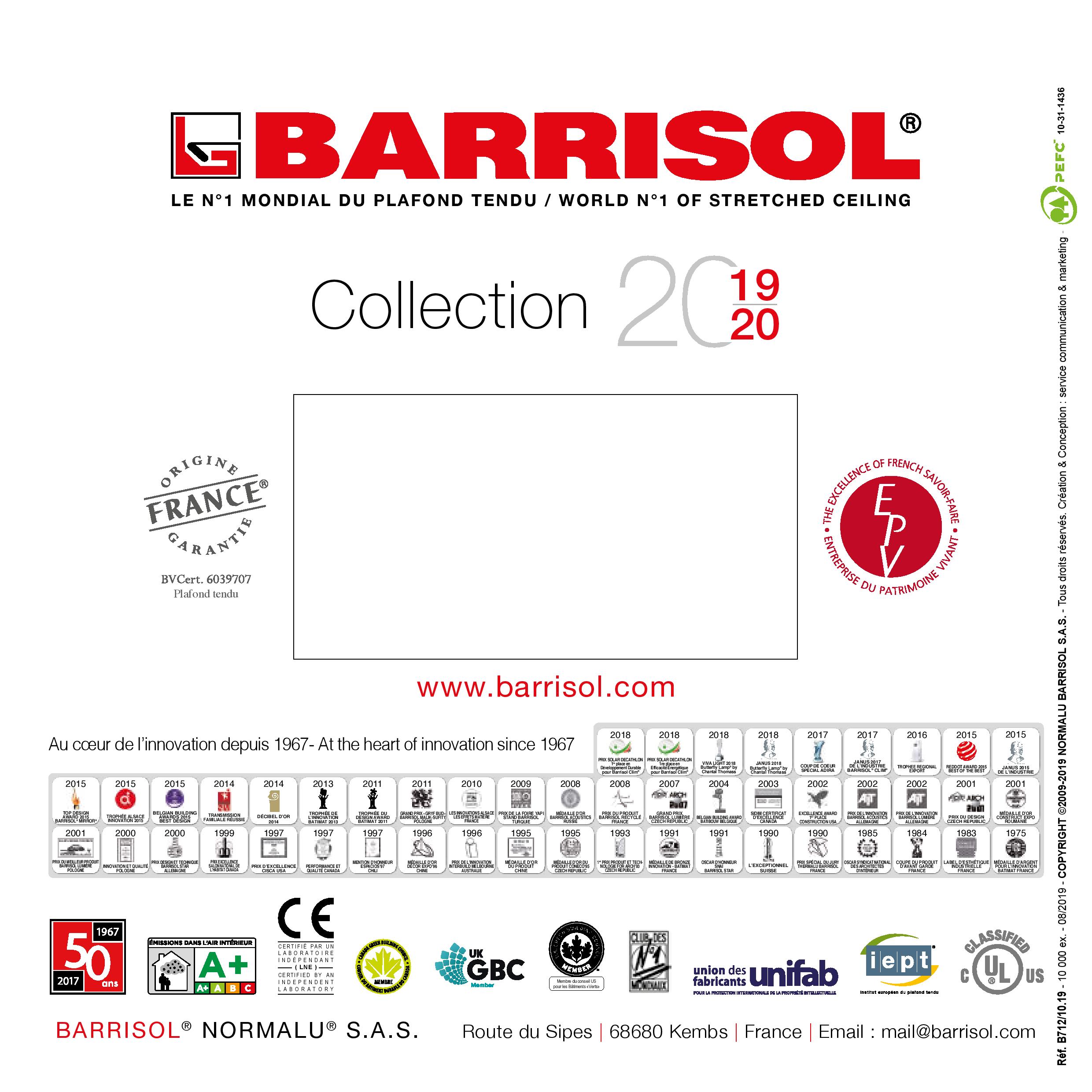 Barrisol Collection 2019-2020
