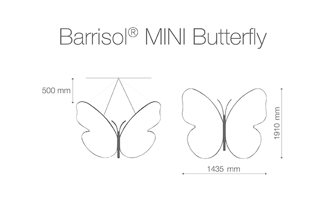 Barrisol Butterfly Lamp by Chantal Thomass