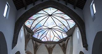 Renovierung des Gewölbes der Kirche San Nicolas in Albaicín, Spanien