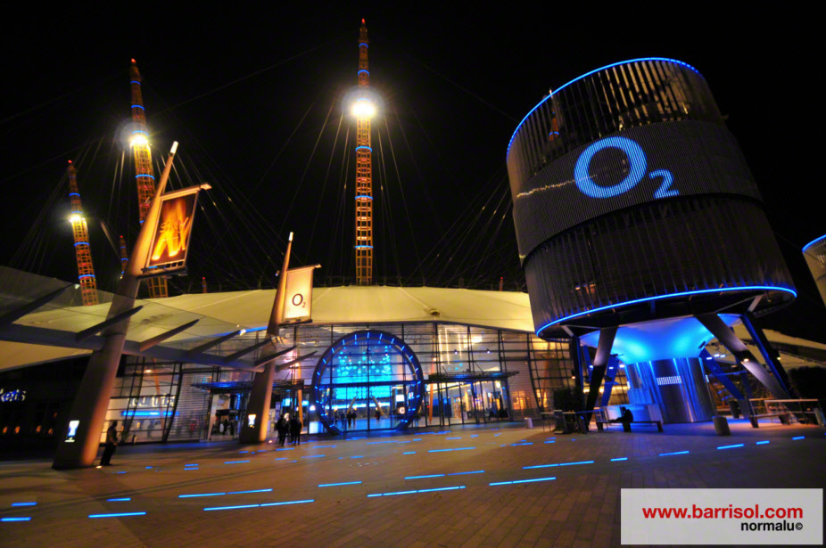 Zona Lounge del recinto O2 Arena